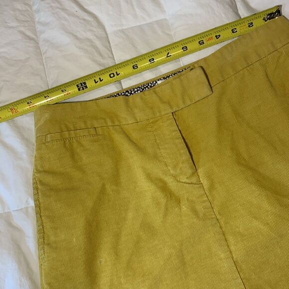 J.CREW, corduroy skirt, mustard yellow, great condition, size 4 - Picture 13 of 14